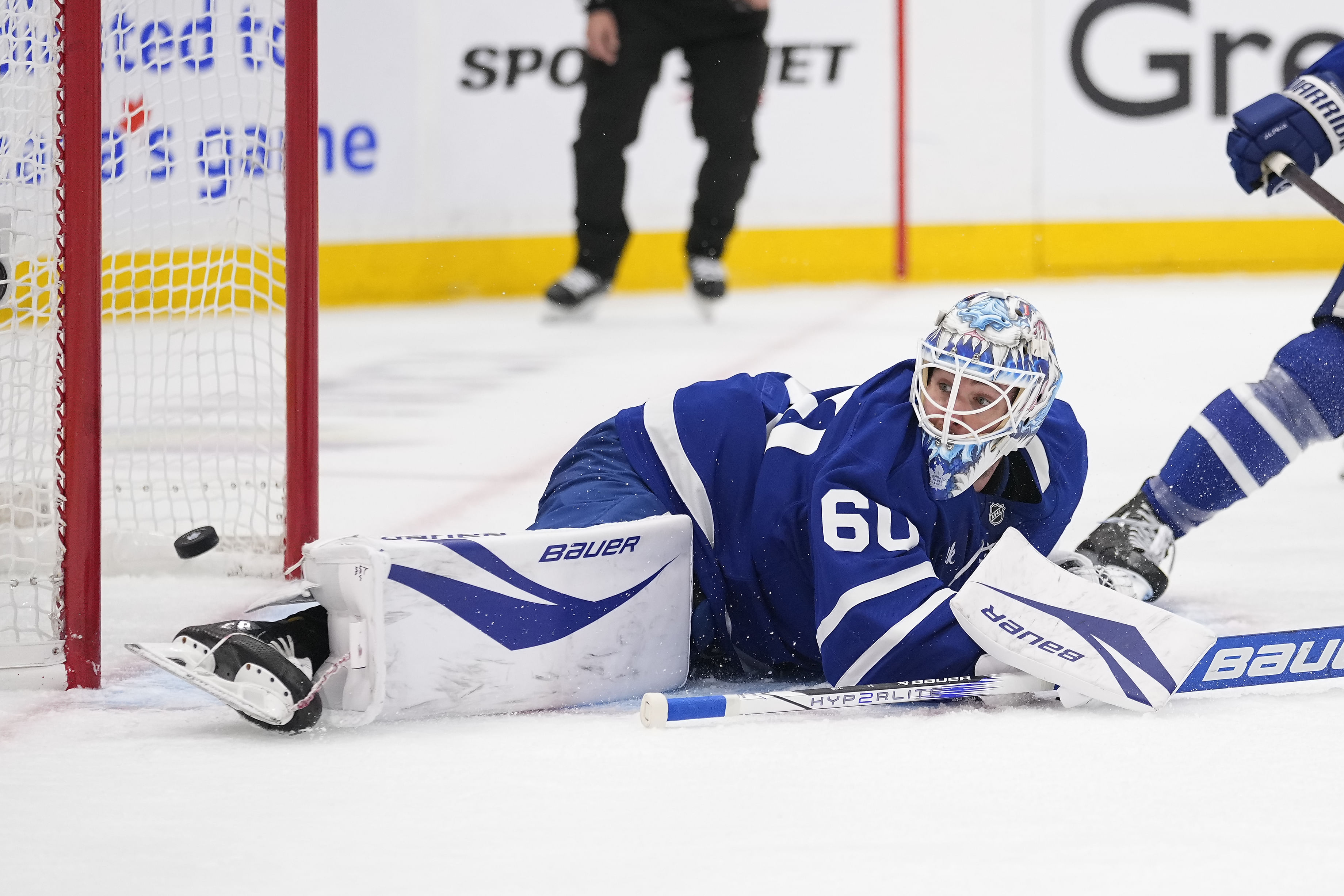 Joseph Woll faltered once again, giving up five goals in Game 7 - Source: Imagn